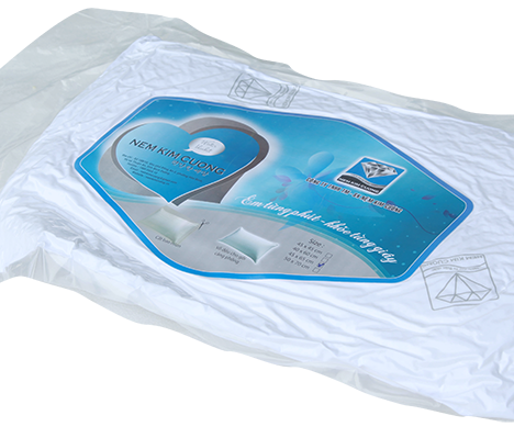 Gối Nằm bông gòn Kim Cương