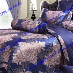 BỘ CHĂN DRAP PHỦ LUXURY GẤM LỤA LXG 7101P