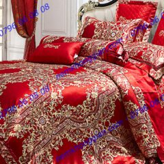 BỘ CHĂN DRAP PHỦ LUXURY GẤM LỤA LXG 7201P