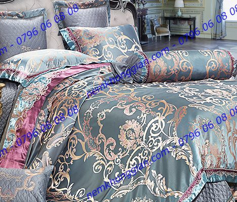 BỘ CHĂN DRAP PHỦ LUXURY GẤM LỤA LXG 7601P