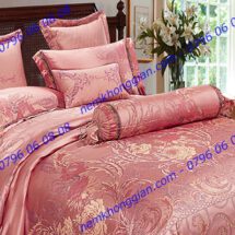 BỘ CHĂN DRAP PHỦ LUXURY GẤM LỤA LXG 7902P
