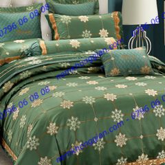 BỘ CHĂN DRAP PHỦ LUXURY GẤM LỤA LXG 8105P