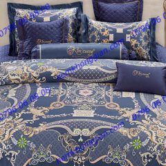 BỘ CHĂN DRAP PHỦ LUXURY TƠ TẰM LXG 8102P